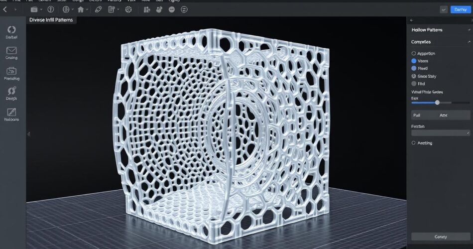 chitubox what is infill structure for hollowing 3d prints